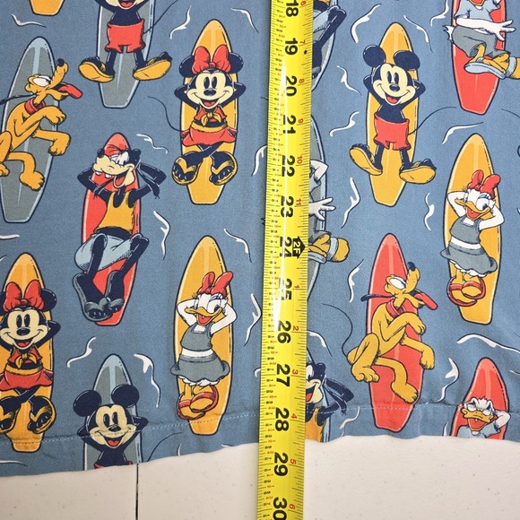 DISNEY Mickey Mouse And Friends 2XL Pajama Top Surfboard Summer -1888 - Picture 8 of 8